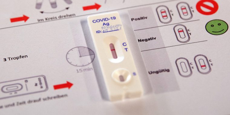 combien d'auto test dans une boite