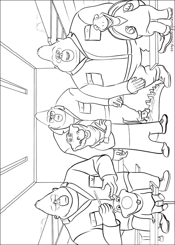 coloriage tous en scène