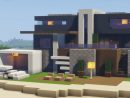 Construction D'Une Maison Moderne À Minecraft - Maison - Zenidees encequiconcerne Comment Faire Une Salle De Bain Moderne Dans Minecraft