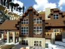 Construction D'Une Maison Moderne À Minecraft - Maison - Zenidees pour Comment Faire Une Salle De Bain Moderne Dans Minecraft