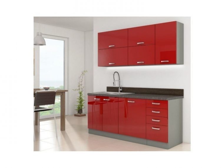 Cuisine Complète Rojo 180 Cm - Vente De Meuble Tv - Conforama à Meuble Cuisine Conforama