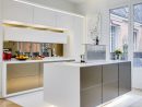 Cuisine Design Ouverte Dans Un Appartement Haussmannien - Contemporain ... destiné Meuble Cuisine Touchant Le Plafond