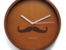 Horloge Murale Moustache À 9,93 serapportantà Horloge Salle De Bain Design