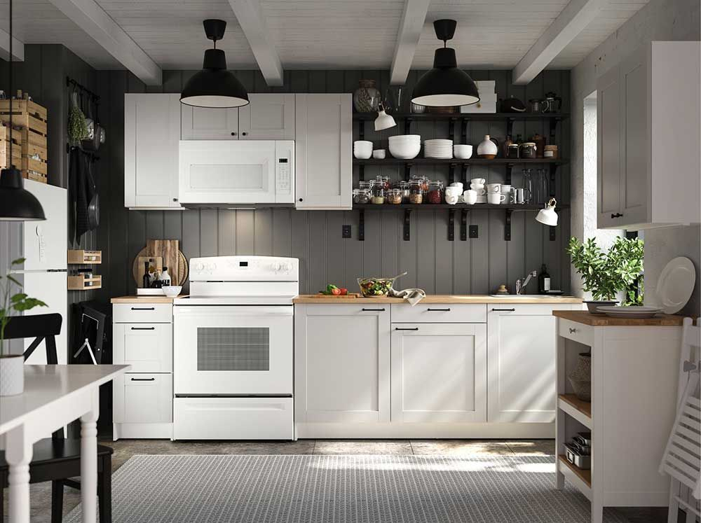 Ikea-Cuisine-Knoxhult-Style-Cottage En 2020 | Cuisine Ikea, Cuisine De ... à Meuble Cuisine Knoxhult