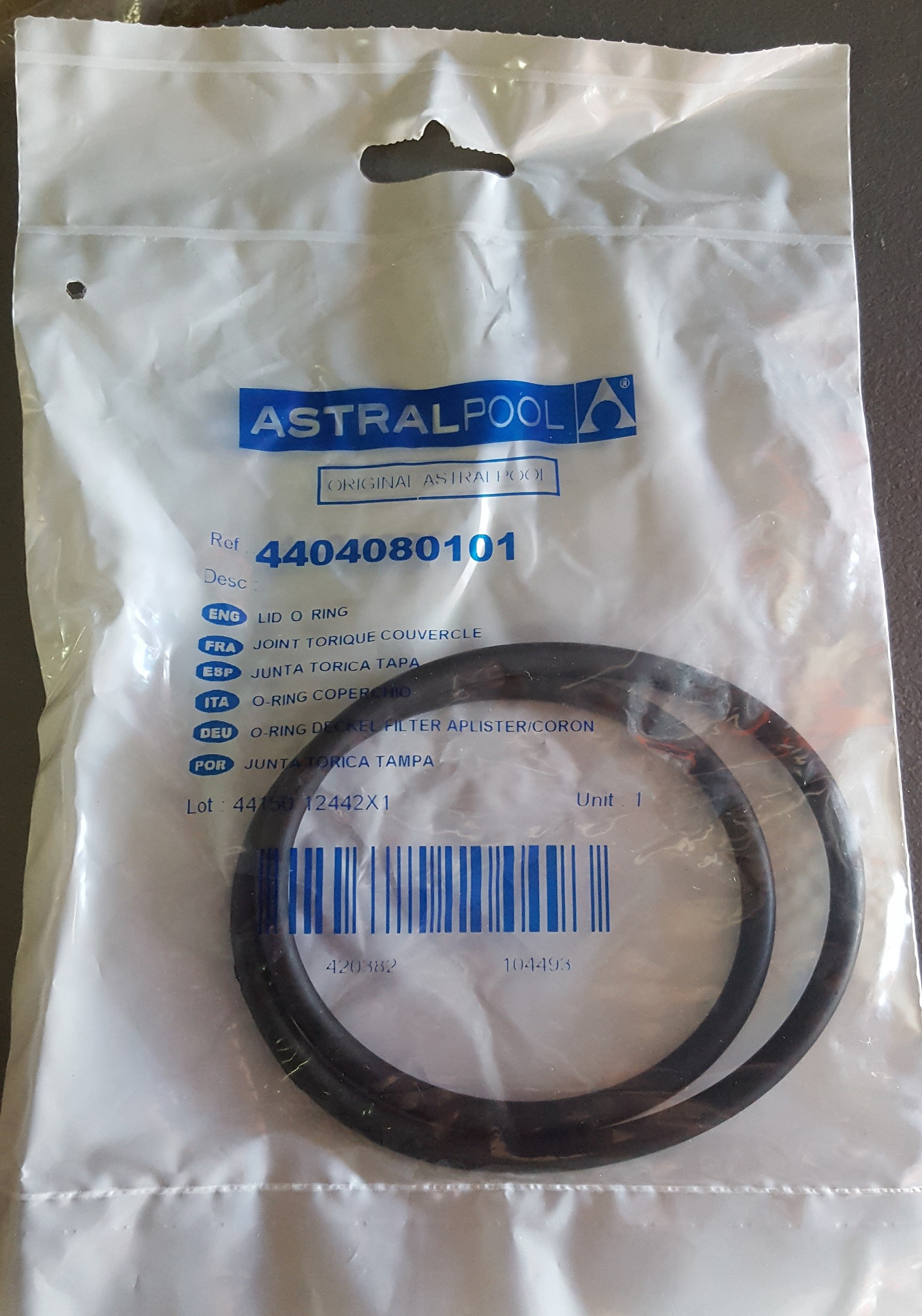 Joint Couvercle Astralpool Compatible Skypool &amp; Millenium - Reunipool pour Joint Pour Filtre A Sable Bestway 58400