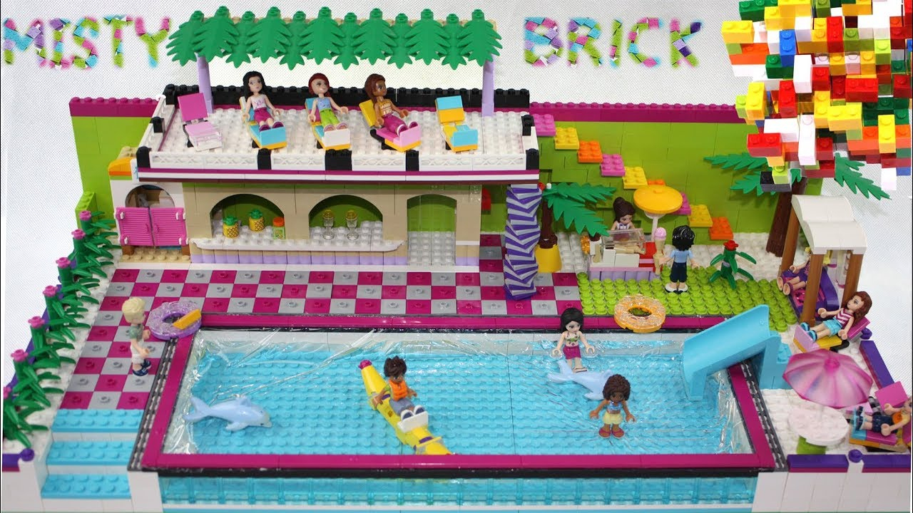 Lego Friends Large Swimming Pool 2 By Misty Brick. - Vi destiné Lego Friends Large Swimming Pool 2 By Misty Brick