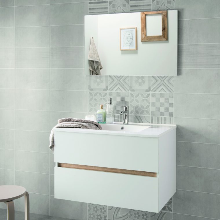 Meuble Vasque Miroir Brico Depot - Idéemeubleconception.fr à Salle De Bain Italienne Brico Depot