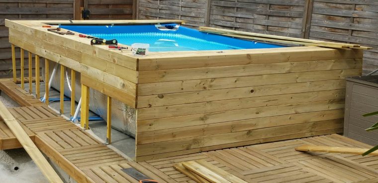 Pin On Piscine pour Image Result For Habillage Piscine Hors Sol Intex