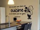 Sticker Citation On Ne Peut Pas Faire De Cuisine ... Joel Robuchon ... dedans Adhésif Meuble Cuisine Avis