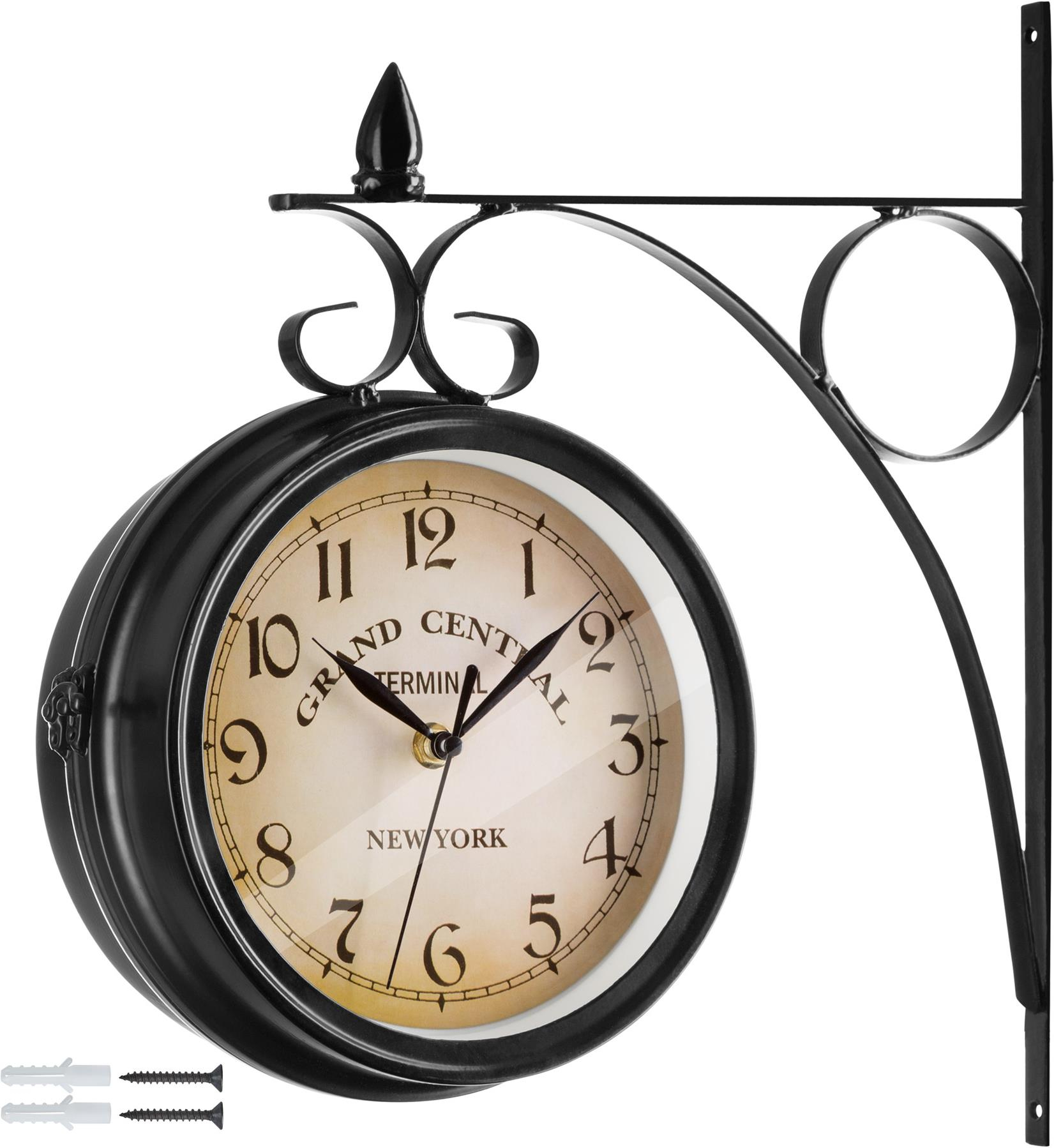Tectake Horloge Murale - Galaxus avec Horloge Salle De Bain Design