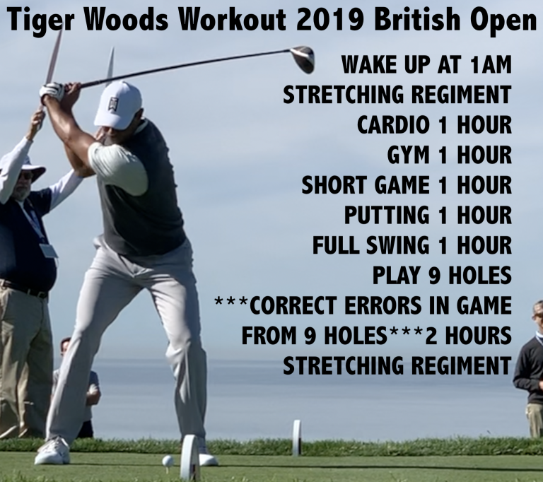 Tiger Woods Workout 2019