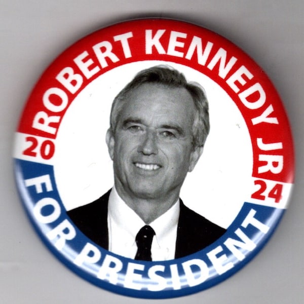 Robert Kennedy Jr 2024 Campaign Buttons - Etsy